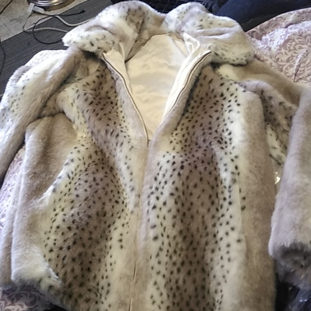 Gorgeous faux fur woman's coat..